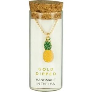 New‎ Pineapple Enamel Necklace